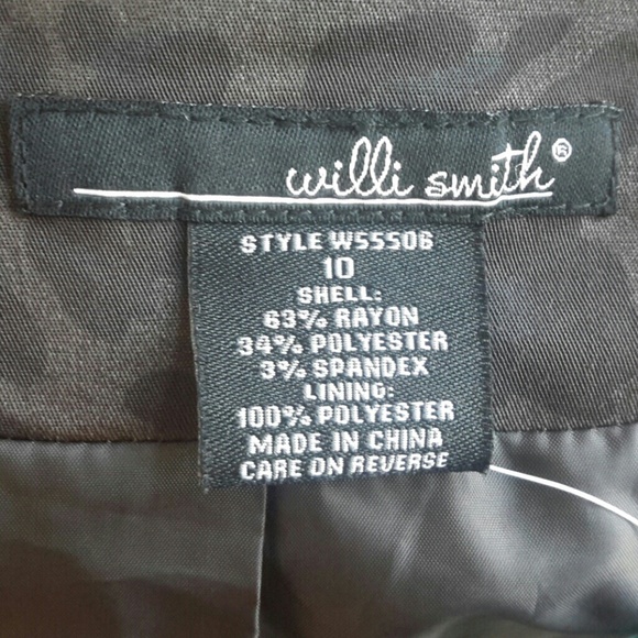 DARK BROWN BLACK ANIMAL PRINT JACKET NWT - Picture 5 of 6